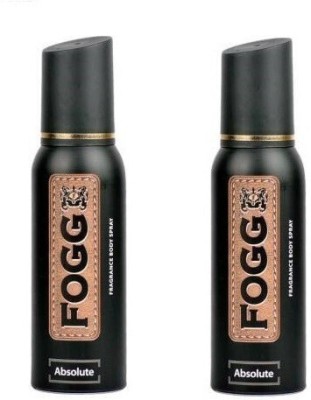 FOGG Absolute Body Deodorant Spray Body Spray  -  For Men & Women(120 ml, Pack of 2)