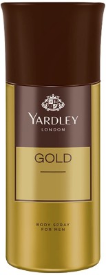 Yardley London GOLD BODY SPRAY FOR MAN -(150ML) PCS V OF *1 Body Spray  -  For Men(150 ml)