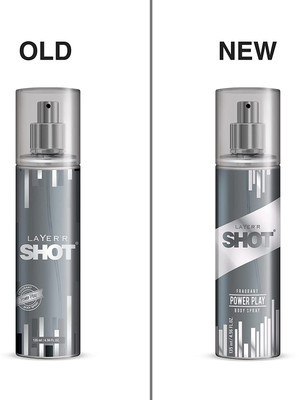 LAYER'R Layer Shot Power Play_135ml(Pack of 1) Deodorant Spray  -  For Men & Women(135 ml)