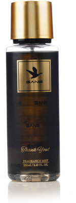 GANS Thank You - Body Mist - Black Body Mist  -  For Men & Women(250 ml)
