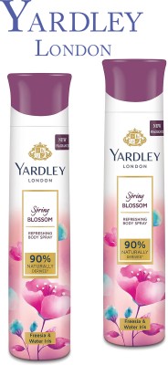 Yardley London SPRING BLOSSOM DEODORANT 150ML(S.K16) Body Spray  -  For Women(150 ml, Pack of 2)