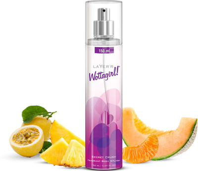 LAYER'R Wottagirl Secret Crush Long Lasting Fragrance Body Spray  -  For Women(150 ml) deal from flipkart