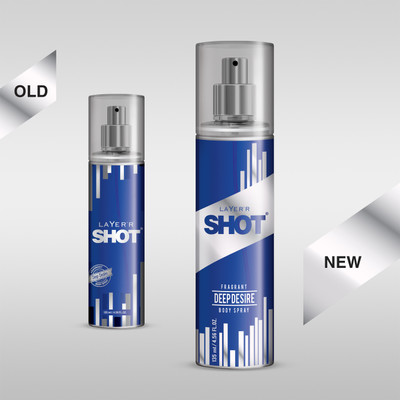 LAYER'R SHOT DEEP DESIRE 135ml Body Spray  -  For Men(135 ml)