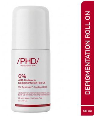 Proven Honest Derma 6% AHA Underarm Roll-On for Pigmentation & Odour Deodorant Roll-on - For Men & Women(50 ml)