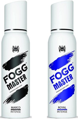 FOGG Master Marco & Royal 120ml body spray Set of 2pc Deodorant Spray  -  For Men & Women(240 ml, Pack of 2)