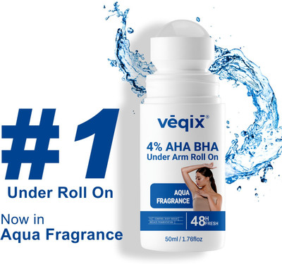 veqix Underarm Roll On for Men & Women | 24H Fresh Protection | 50ml Deodorant Roll-on  -  For Men & Women(50 ml)