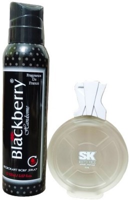 St. Louis BLACKBERRY DEO 150 ML AND SMITH KELE PERFUME 50 ML Body Spray  -  For Men & Women(200 ml, Pack of 2)