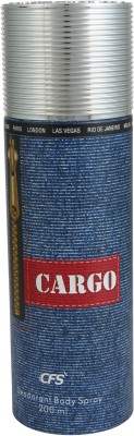 CFS Cargo Denim Deodorant Spray  -  For Men(200 ml)