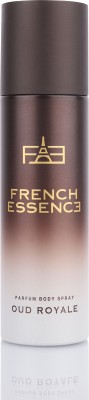 FRENCH ESSENCE Oud Royale No Gas Deodorant Spray  -  For Men & Women(120 ml)