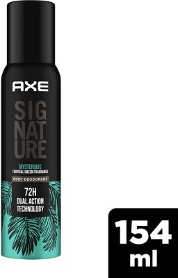 AXE Signature Mysterious Men's Deodorant, 154ml No Gas & Long-Lasting Deodorant Body Spray  -  For Men(154 ml)