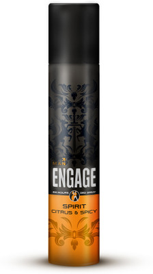 Engage Spirit for Him, Fresh & Energetic, Skin Friendly Deodorant Spray  -  For Men(150 ml)