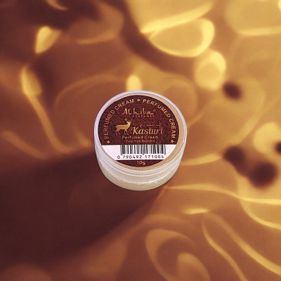 Al Hiba Kasturi Scented Long-Lasting Body Cream - 10gm Deodorant Cream  -  For Men & Women(10 g)