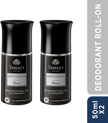 Yardley London Deodorant Deodorant Roll-on  -  For Men(100 ml, Pack of 2)