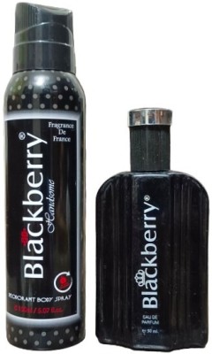 St. Louis BLACKBERRY DEO 150 ML AND BLACKBERRY PERFUME 50 ML Body Spray  -  For Men & Women(200 ml, Pack of 2)