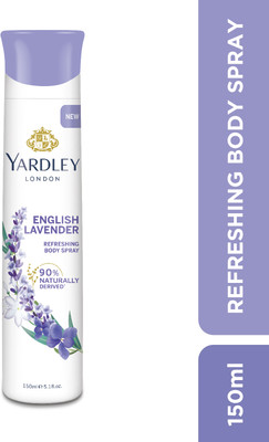 Yardley London by Wipro English Lavender Refreshing Body Deodorant Spray  -  For Women(150 ml)