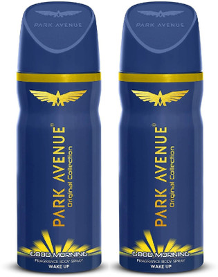 PARK AVENUE GOOD MORNING BODY SPRAY FOR MEN Deodorant Spray  -  For Men(150 ml, Pack of 2)