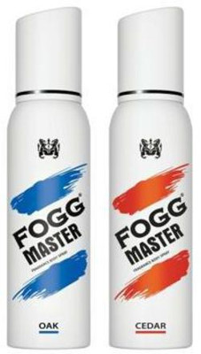 FOGG OAK,CEDAR Deodorant Spray  -  For Men(240 ml, Pack of 2)