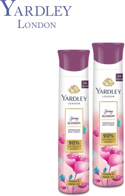 Yardley London SPRING BLOSSOM DEODORANT 150ML(S.K14) Body Spray  -  For Women(150 ml, Pack of 2)
