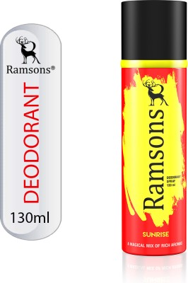 RAMSONS Sunrise Deodorant Spray  -  For Men & Women(130 ml)