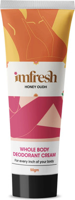 The Good Feel imfresh Honey Oudh Long Lasting Whole Body Fragrance to Prevent Odour| Deodorant Cream  -  For Women(50 g)