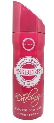 St. Louis 1 PINKBERRY DARLING DEODDORANT 200ML Deodorant Spray  -  For Men & Women(200 ml)