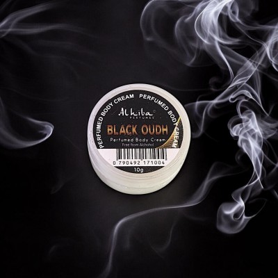 Al Hiba Black Oudh Scented Long-Lasting Body Cream - 10gm Deodorant Cream  -  For Men & Women(10 g)