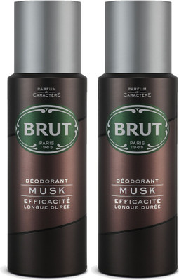 BRUT Musk Deodorant Spray for Men Deodorant Spray - For Men(400 ml, Pack of 2)