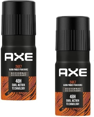 AXE 24X7 Long Lasting Deodorant Body spray 150 ml Pack.2 Deodorant Spray  -  For Men & Women(150 ml)