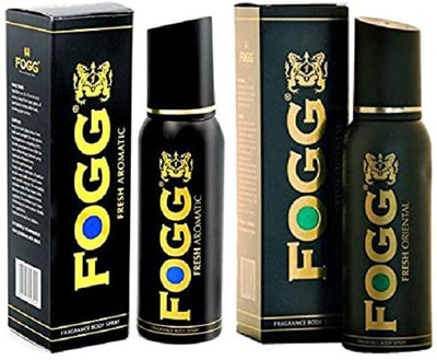 FOGG Fresh aromatic + Oriental Body Spray 2Pcs WR2054 Body Spray  -  For Men(240 ml, Pack of 2)
