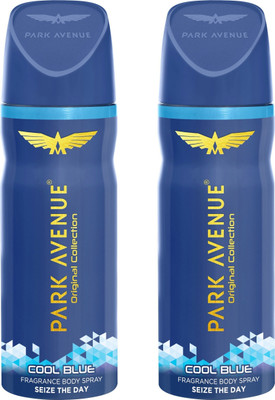 PARK AVENUE ORIGINAL DEO COOL BLUE 100GM (PACK OF 2) Body Spray  -  For Men & Women(300 ml, Pack of 2)