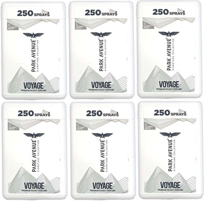 PARK AVENUE Men Voyage Pocket Perfume 18ml Each Pocket Perfume  -  For Men(108 ml, Pack of 6)