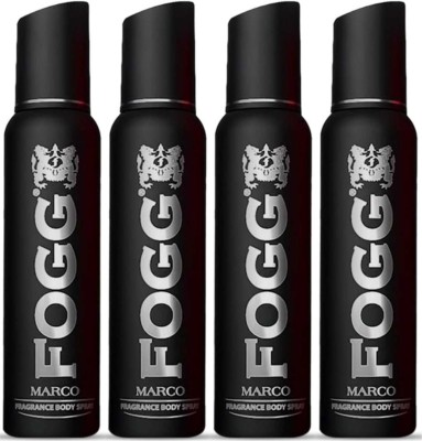 FOGG Marco Long lasting 120ml body spray Set of 4 Deodorant Spray  -  For Men & Women(480 ml, Pack of 4)