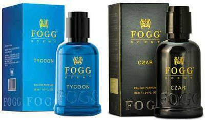 FOGG TYCOON & CZAR ` Body Spray  -  For Men(60 ml, Pack of 2)
