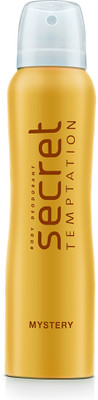 Secret Temptation Mystery Body Deodorant Deodorant Spray  -  For Women(160 ml)