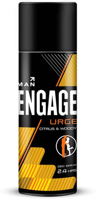 Engage Urge Deodorant For Men, Citrus and Woody, Skin Friendly, 150 ml Deodorant Spray  -  For Men(150 ml)