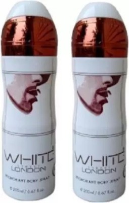St. Louis White London Deodorant Body Spray 200ML Each (Pack of 2) Deodorant Spray Body Spray  -  For Men & Women(400 ml, Pack of 2)