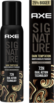 AXE Signature Dark Temptation Deodorant No Gas Body Perfume Body Spray  -  For Men(154 ml)