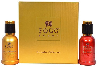 FOGG SCENT SET OF 2- [COMMANDER & CHIEF] FOR MEN AND WOMEN 50ML+ 50ML Deodorant Spray  -  For Men & Women(100 ml, Pack of 2)