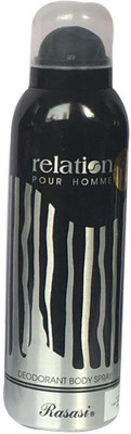 RASASI RELATION POUR HOMME (PACK OF 1) Deodorant Spray  -  For Men(200 ml)