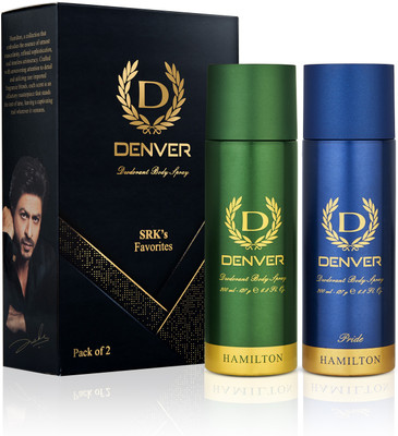 DENVER Hamilton and Pride Deo (200 ml x 2) Deodorant Spray  -  For Men(400 ml)