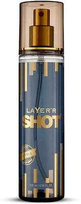Layer'r Shot Iconic Deodorant Spray  -  For Men(135 ml)