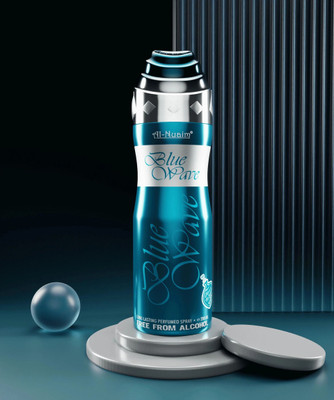 Al-Nuaim Blue Wave |Alcohol Free |Deodorant |Long Lasting Perfumed Spray Body Spray  -  For Men(200 ml)