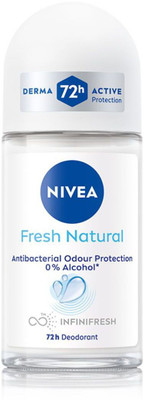 NIVEA Fresh Natural Deodorant Roll-on  -  For Women(50 ml)