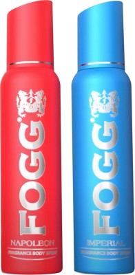 FOGG Imperia & Napoleon No Gas Long-Lasting Deodorant Body Spray  -  For Men(300 ml, Pack of 2)