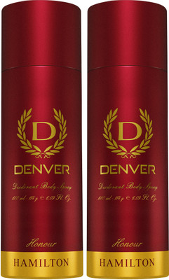 DENVER Honour Body Spray  -  For Men(360 ml, Pack of 2)