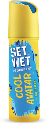 SET WET Cool Avatar Body Perfume Deodorant Spray  -  For Men(150 ml)