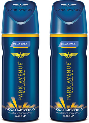 PARK AVENUE Good-Morning Deodorant Spray  -  For Men(440 ml, Pack of 2)