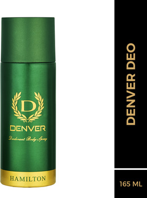 DENVER Hamilton Deodorant Spray  -  For Men(165 ml)