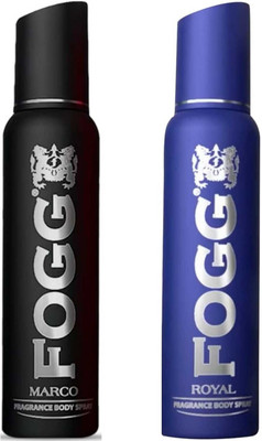 FOGG New Marco & Royal 120ml Body Spray Set of 2 Deodorant Spray  -  For Men & Women(240 ml, Pack of 2)
