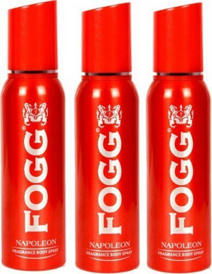 FOGG Napoleon Deodorant Combo Pack of 3 Deodorant Spray  -  For Men(360 ml, Pack of 3)